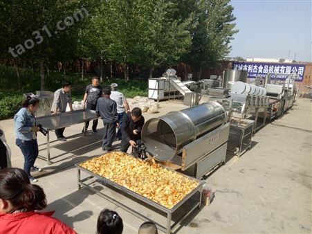 专业薯条薯片油炸生产线 休闲食品加工设备