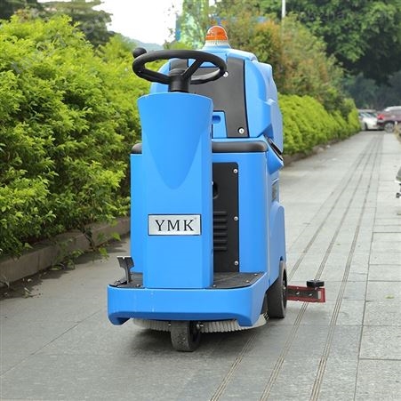 供应佛山YMK驾驶式自动洗地车 小区洗地机